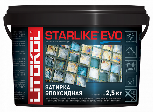 затирка Starlike EVO S.209 PIETRA DASISSI 2,5 кг